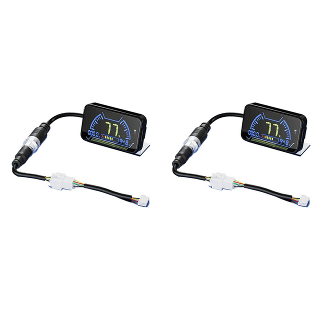 2X Accesorio Pantalla LCD de 2 Pulgadas con Monitor de Interruptor Activo para JK Smart