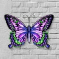 thumbnail image 4 of Mariposas, escultura artística de pared, decoración de mariposas de hierro forjado, decoración artística de pared de mariposa de Metal, 4 of 7