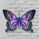 thumbnail image 4 of Escultura de pared de mariposas, adorno colgante de mariposas, decoración artística de pared de mariposa de Metal para exteriores, jardín, ventana de, 4 of 7