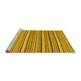 thumbnail image 2 of Ahgly Company Machine Washable Indoor Rectangle Abstract Yellow Modern Area Rugs, 4' x 6', 2 of 4