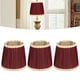 thumbnail image 1 of Pantalla de tela ANGGREK Para Lámpara de mesa color Rojo vino 15 cm, 1 of 7