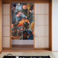 thumbnail image 2 of Cortina de puerta Ratatouille para entrada, cortina opaca con estampado de patrón, cortina divisoria para habitación, tapiz para decoración del hogar, 34" de ancho x 56" de largo, 2 of 7