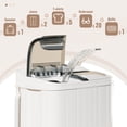 thumbnail image 6 of SOLAURA 16 LBS Portable Washing Machine, Mini Washer and Dryer Combo, Semi-Automatic Twin Tub Washer with Drain Pump for Dorms, Apartments, RVs (Grey), 6 of 9