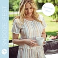 thumbnail image 5 of Hello Mello Lounge Pajama Top Sleepwear Shirt with Crewneck, Snooze Fest (Women's), 5 of 8
