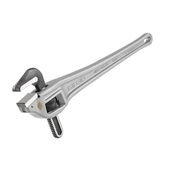 RIDGID 31130 Model 24 Aluminum Offset Pipe Wrench, 24-inch Plumbing Wrench