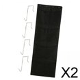 thumbnail image 1 of Organizador de bolsa de almacenamiento sobre la puerta Soledad 166cmx58cm Negro, 1 of 10