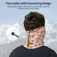 thumbnail image 4 of Neck Gaiter Face Cover Scarf, Cherries And Bows Soft Face Sun Mask Cover Scarf Headband Cooling Sweat Absorbing Bandanas Hiking Cycling Running, 4 of 7