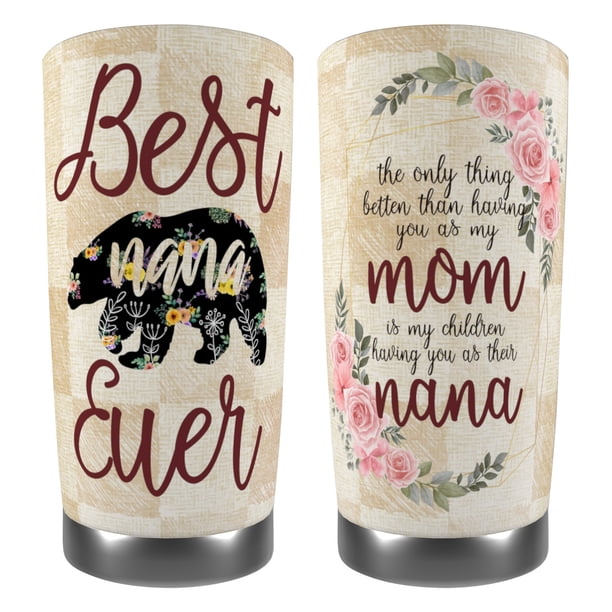 Taza de 20 oz con impresión a color de círculo completo, taza de hielo aislante para automóvil, un patrón de regalo, taza aislada de estilo versátil de color sólido