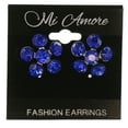 thumbnail image 2 of Colorful  Flower Stud-Earrings #LQE3272, 2 of 2