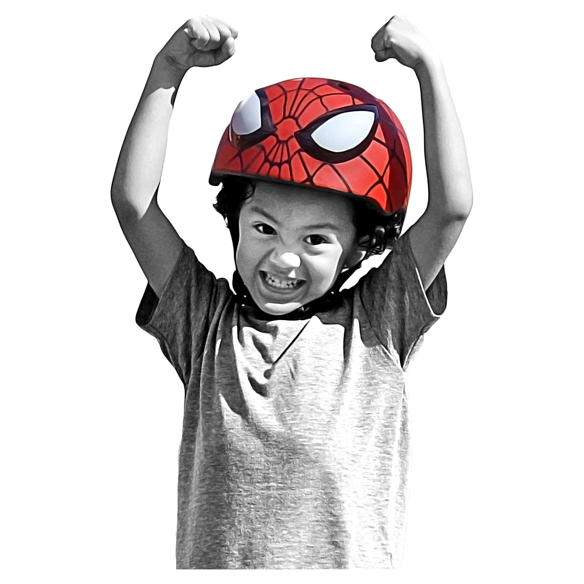 Spiderman bike helmet for 3 year old discount