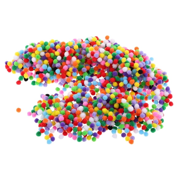 Houderco 3000Ud Bolas Pompones Coloridas Para Y Proyectos Creativos De Manualidades