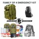 thumbnail image 3 of Kit de Supervivencia Stealth Angel 4 Personas 72 h Color Verde Militar, 3 of 6