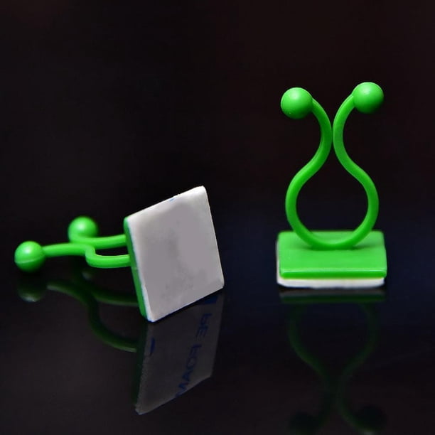 Clips de fijación para pared de escalada de plantas Clip de fijación invisible autoadhesivo (M) JShteea Libre de BPA