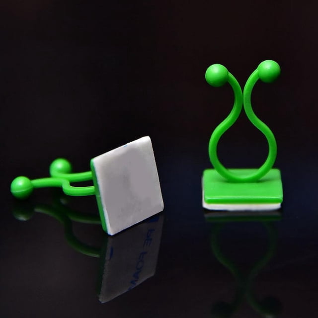 Clips de fijación para pared de escalada de plantas Clip de fijación invisible autoadhesivo (M) JShteea Libre de BPA