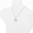 thumbnail image 2 of Hip Hop Fashion Iced Rapper King Crown CHAMP Bling Pendant 20" Silver Plated Rope Chain HC 1292 S (20" Rope Chain), 2 of 4