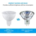 thumbnail image 2 of TORCHSTAR MR16 LED Light Bulb for Recessed Light, Track Lighting, 50W Halogen Equivalent, GU5.3 Bi-Pin Base, 5000K Daylight, UL listed & 3-years Warranty, Pack of 6, 2 of 7