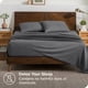 thumbnail image 3 of Juego de Fundas de Almohada Bare Home Premium 1800 Cierre Tipo Sobre Ultra Suave Tamaño King 20 x 40 Gris 2 Unidades, 3 of 6