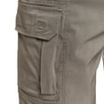 thumbnail image 5 of Men's Smith's Workwear Regular-Fit Stretch Performance Belted Cargo Shorts Color: Grey Size: 32, 5 of 5