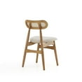 thumbnail image 6 of Manhattan Comfort Colbert 18.11" Wood Dining Chair in Natural/Oatmeal (Set of 2), 6 of 7