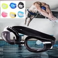 thumbnail image 2 of 3in1 HD Swimming Goggles Set Earplugs Nose Clip Goggles and Fog-proof, 2 of 9