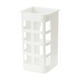 thumbnail image 2 of Cesta de almacenamiento de baño Organizador colgante | Rack pequeño de plástico montado en la pared | Gancho adhesivo no perforado | Blanco | Drena rápidamente | Compacto 15x8x7cm | Versátil para el, 2 of 8