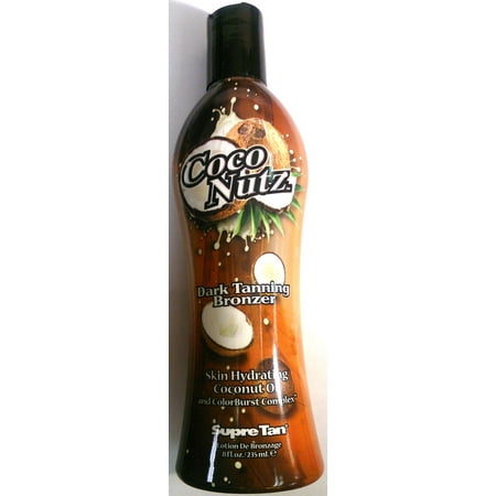 Coco Nutz Natural Streak-Free Bronzer Indoor Tanning Bed Lotion by Supre (Best All Natural Tanning Lotion)