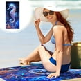 thumbnail image 2 of geerera Europe And The United States Beach Towel Bag Portable Storage Backpack Printed Towel Bath Towel, 2 of 6