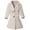 czb# Beige127, variant on CUZIBR Girls Wool Overcoat Solid Color Long Sleeve Dress Coat Button Peacoat Notch Lapel Outerwear With Belt Pockets Winter Thick Warm Jacket ,Beige,3-4 Years