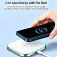 thumbnail image 6 of Wireless Charging Pad,15W Fast Charging Magnetic Wireless Charger Compatible with iPhone 17,iPhone 16,iPhone 15,iPhone 14,iPhone 13,iPhone 12,iPhone 11 and All Android Phones Wireless Charger, 6 of 10