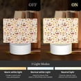 thumbnail image 3 of Cauagu UAE Travel1 for Rectangle Acrylic Night Light - Acrylic Modern Bedside Light with LED Light Lamp Base - Decorative Night Lamp for Restaurant Bar Cafe Shop, 3 of 9