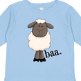 thumbnail image 4 of Inktastic Baa. Cute Sheep Design Boys or Girls Long Sleeve Toddler T-Shirt, 4 of 5