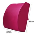 thumbnail image 5 of AURORA TRADE Cushion Adjustable Ergonomic Design Memory Cotton Chair Back Cushion for Car, 5 of 8