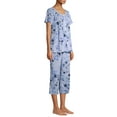 thumbnail image 5 of Secret Treasures Women's and Women's Plus Traditional Short Sleeve 2-Piece Pajama Set, 5 of 6