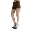 thumbnail image 2 of Vivian's Fashions Legging Shorts - Cotton, Misses Size (Brown, 2X), 2 of 4