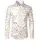 thumbnail image 4 of Camisa de moda 2024 para hombre con estampado 3D de flores, solapa con botones, camisa de manga larga, ropa de fiesta, diseño de camisas cómodas, 4 of 5