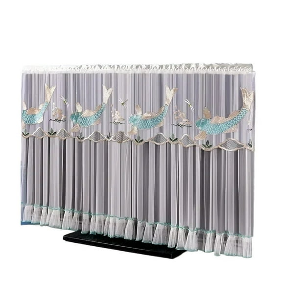 TV Cover Do Not Remove The Dust-proof Cloth From The TV When Starting Up Curved TV Desktop Hanging Cover Cloth