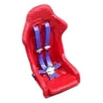 thumbnail image 2 of Adorno de resina para asiento de coche con arnés de carreras en miniatura a escala 1/64, cinturón de arnés simulado, asiento de cubo para maqueta de Estilo A, 2 of 9