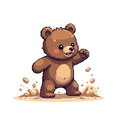 thumbnail image 4 of cartoon Bear Theme Stickers, Waterproof Bear Theme Sticker for Water Bottle Laptop Phone Cases Planner Skateboard Luggage Helmet Party Favor Decor, Ideal for Adults Teens Teacher Rewards, 4 of 9