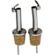 thumbnail image 1 of 2-Pack Stainless Steel and Cork Olive Oil Pourers and Drizzles with Hinged Flip Lids Perfect for Wine, Spirits, Coffee, Syrups and Vinegars, 1 of 5