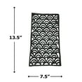 thumbnail image 6 of Bergamo Art Decorative Handmade Aluminum Square Planter in Black, 6 of 6