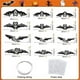 thumbnail image 3 of Murciélagos De Pared Ochine Decoración De Murciélagos Para Halloween Diferentes Tamaños Realistas De Pvc Negros 3D Pegatinas De Murciélagos Terroríficos Murciélagos Negros Para Decoraciones De Hall, 3 of 8