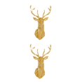 thumbnail image 2 of Youkk Personalized Home Style 3D Mirror Wall Stickers For Creating Unique Decor Self Adhesive Living Space gold S 2Set, 2 of 6