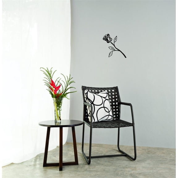 Wall Design Pieces Rose 10 X20"