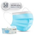 thumbnail image 5 of Cubrebocas Tricapa Azul 50pz Gaon Tricapa, 5 of 5