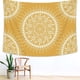 thumbnail image 2 of Tapiz bohemio, mandala hippie, tapiz popular para colgar en la pared, cálida manta de playa naranja dorada, 59 x 51 pulgadas Xemadio CZJJ-ST36, 2 of 7