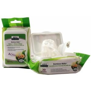12PK OF 30OCT BAMBOO NOSE N BLOWS WIPES