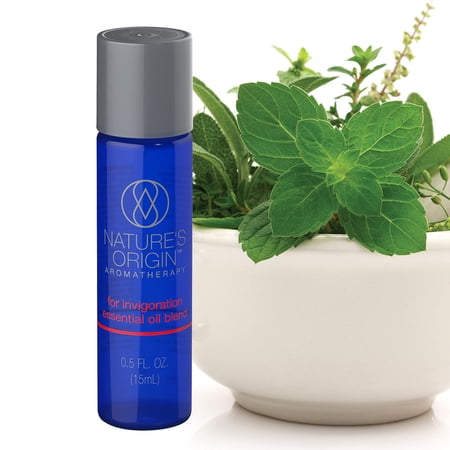 (2 pack) (2 Pack) Natureâs Origin Aromatherapy for Invigoration Essential Oil Blend, 0.5 Fl Oz.