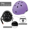 thumbnail image 5 of Tripumer Kids Bike Helmet Toddler Ages 3-8 Years Old Boys Girls Children Adjustable Bicycle Helmet Purple, 5 of 5