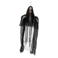 thumbnail image 4 of Yunhgft Electric Halloween Horror Hanging Woman Ghost Creep Prop 40inch Long for Costume, 4 of 9