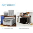 thumbnail image 5 of Ansley&HosHo Printer Stand, Desktop Stand for Printer, 1-Shelf Printer Cart, Cord Management, Storage Shelf, Book Shelf and File Shelf for Home Office, 5 of 5